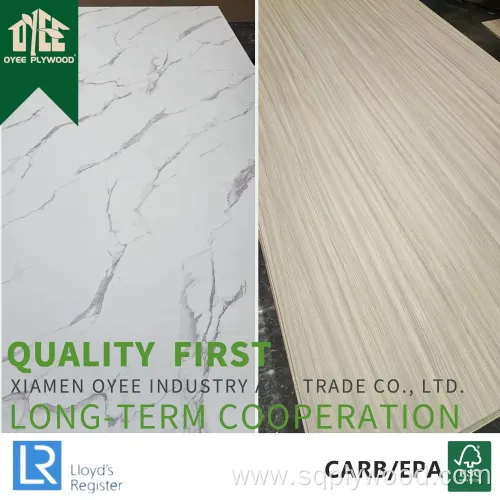 Fabricado En China 18mm Laminated/Melamine Plywood with Wood Grain for Cabinet